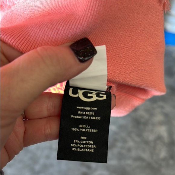 UGG Pink Fuzzy Hoodie - Picture 4 of 5